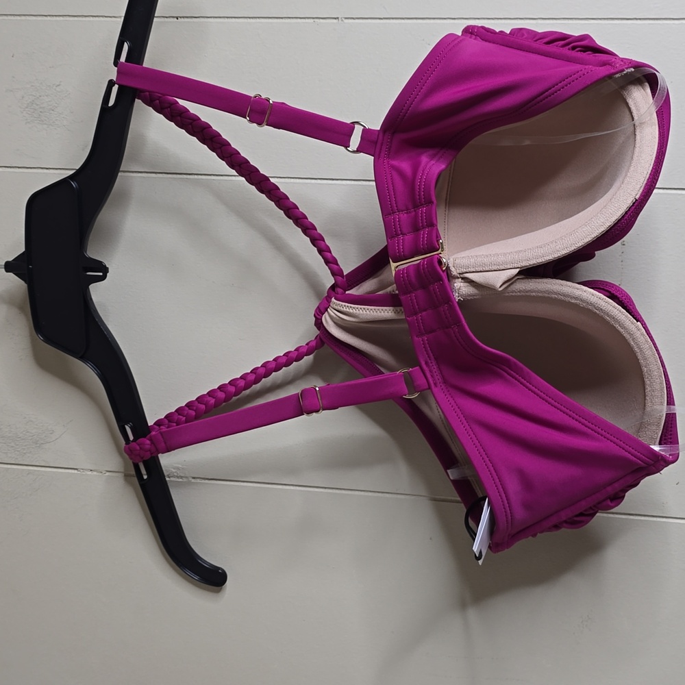 Women's Balconette Underwire Bikini Top Shade & Shore 36C - Picture 6 of 7